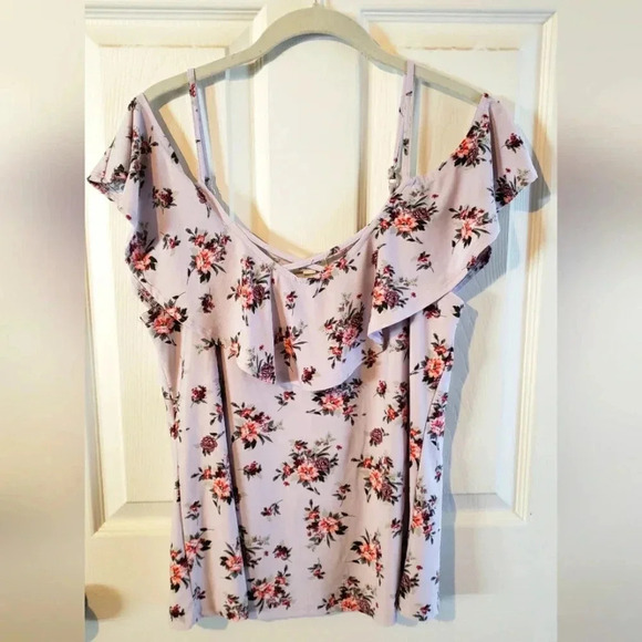 Ultra Flirt Tops - Ultra Flirt| Vintage Off The Shoulder Floral Blouse